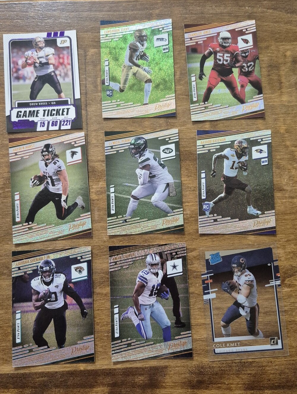 Football Trading Card Lot - Multi-Color